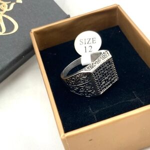 Men's Stainless Steel ring, Size 12